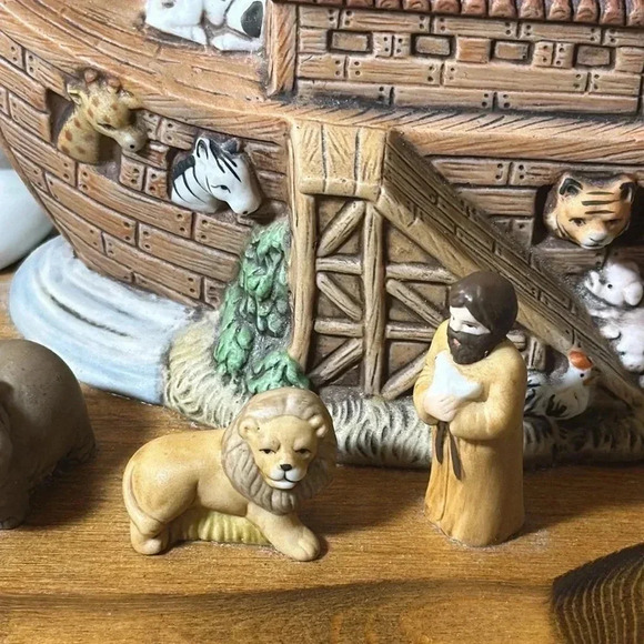 Noahs Ark Vintage Home Interior Collection Collectible HomeCo Wood Accent - Picture 6 of 14